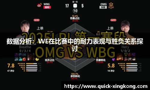 数据分析:WE在比赛中的耐力表现与胜负关系探讨